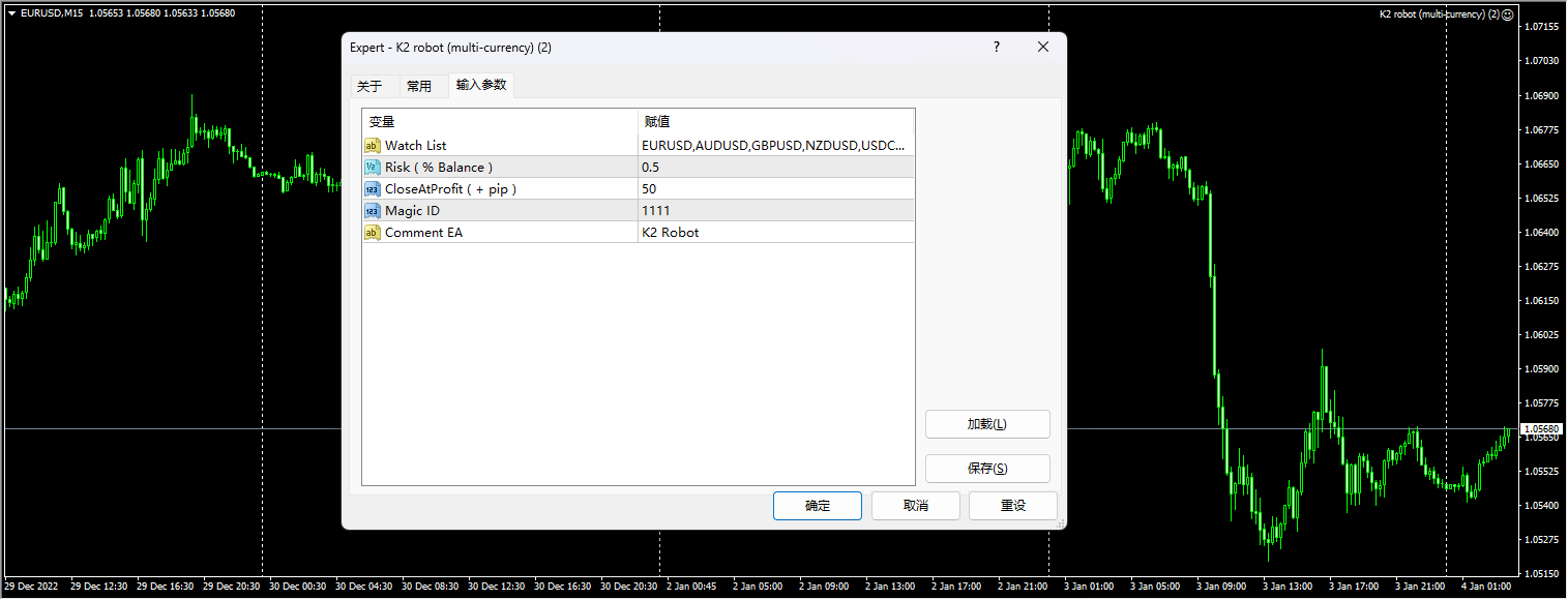K2 robot (multi-currency)