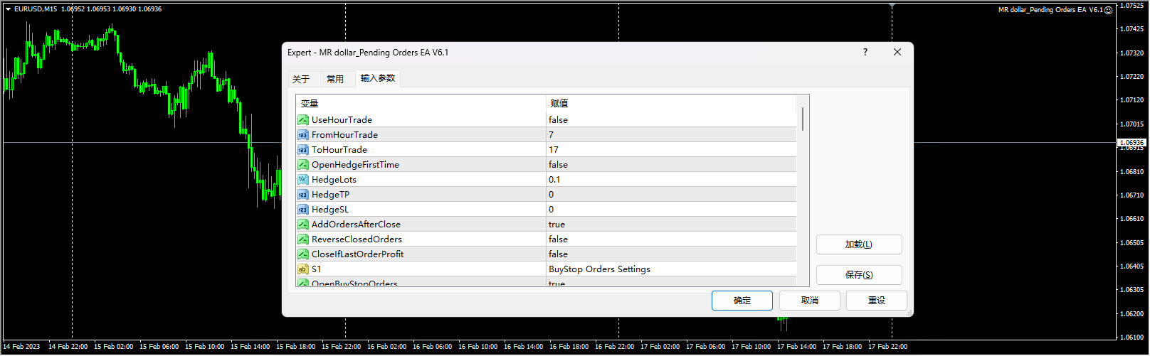 MR dollar_Pending Orders EA V6.1