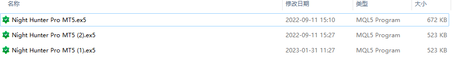 Night Hunter Pro MT5