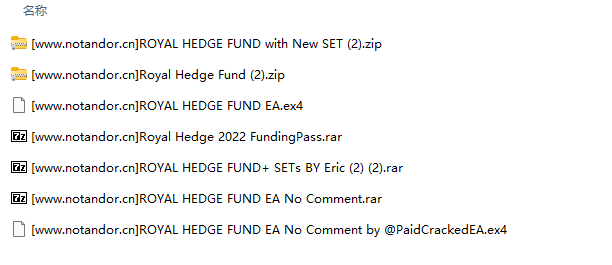 ROYAL HEDGE FUND EA