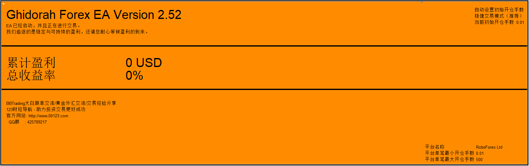 Ghidorah Forex EA 2.52