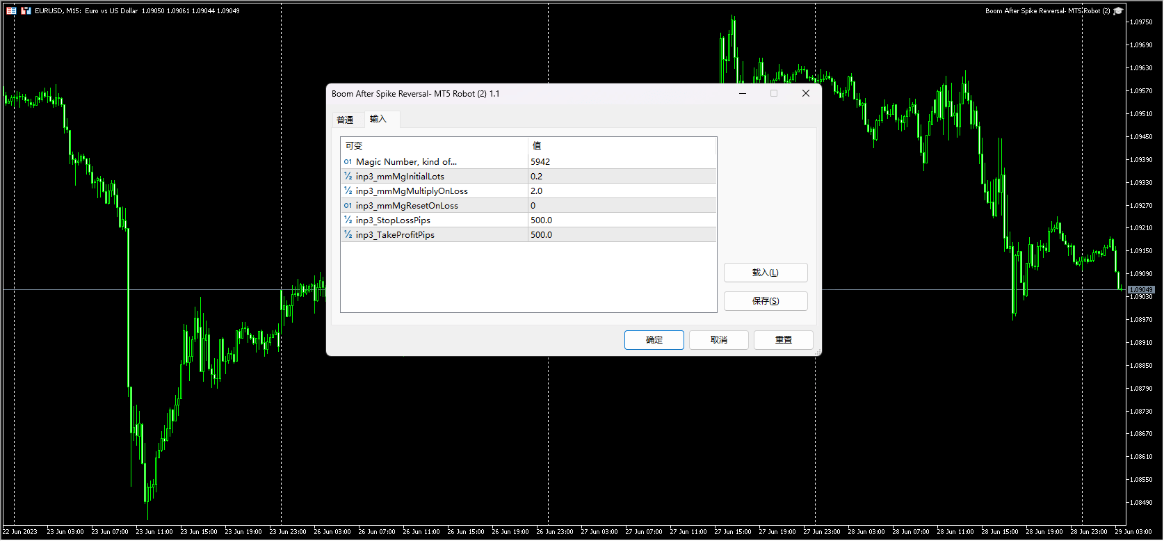 Boom After Spike Reversal- MT5 Robot