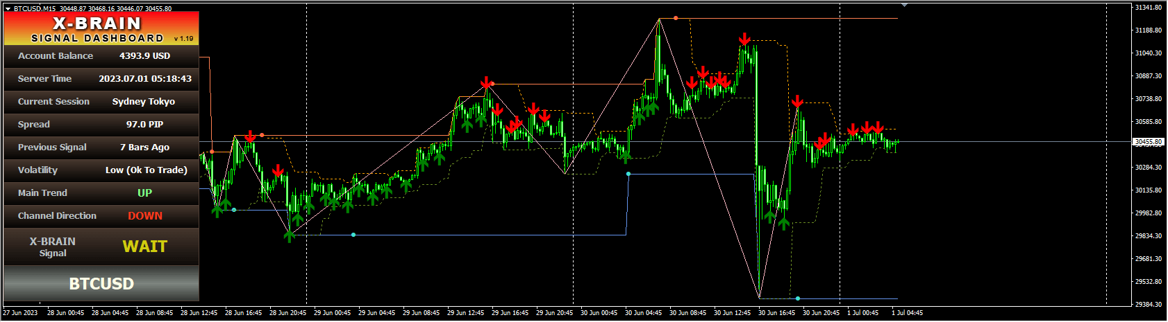 The X-Brain Method Forex System plus KEY