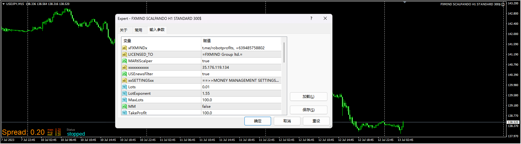 FXMIND SCALPANDO H1 STANDARD 300$