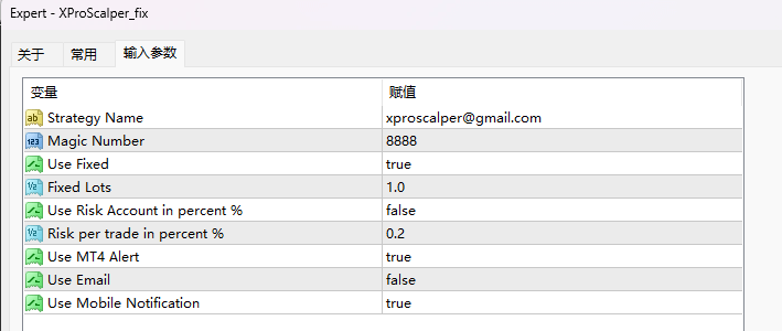 XProScalper fix version