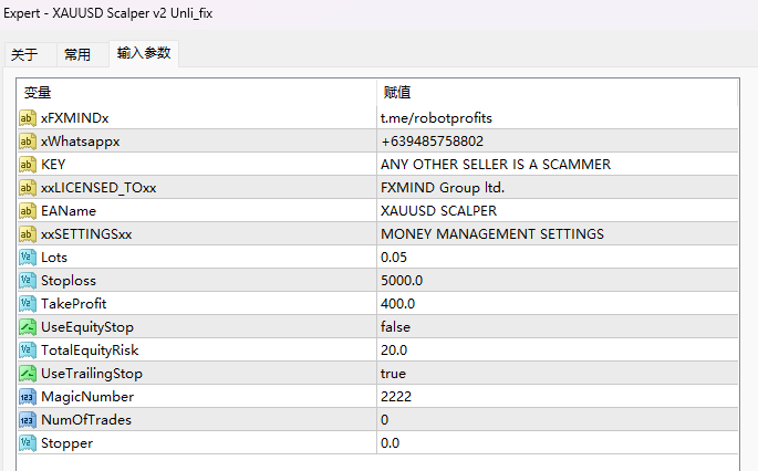 XAUUSD Scalper v2 Unli_fix