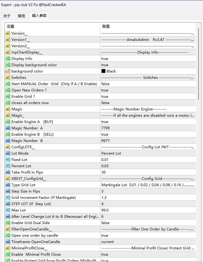 Pip Club V2 fix Mt4 With Set