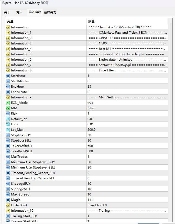 Han EA 1.0 (Modify 2020)