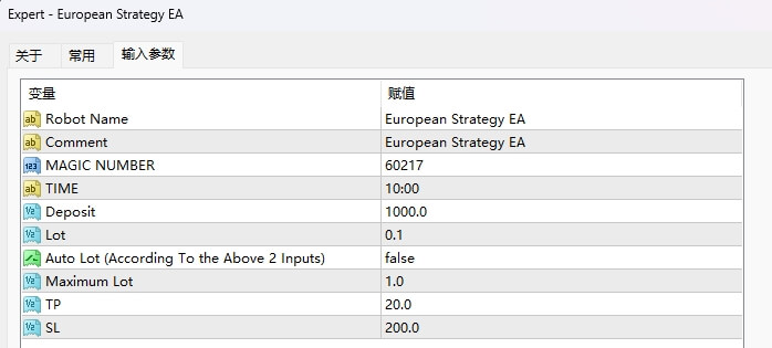 European Strategy EA