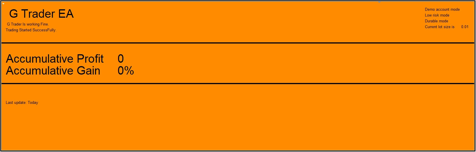 G trader EA UNLIMITED VERSION EA