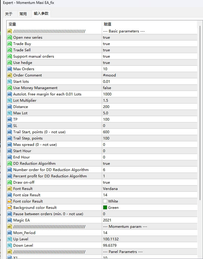 Momentum Maxi EA_fix
