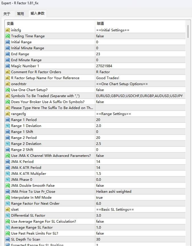 R Factor EA MT4 V1.81_nodll