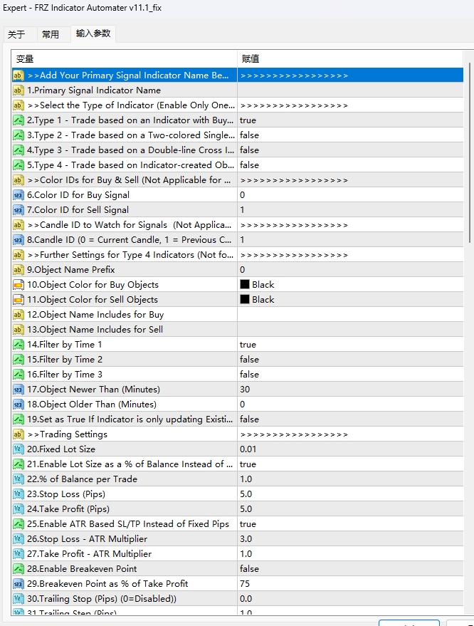 FRZ Indicator Automater v11.1_fix