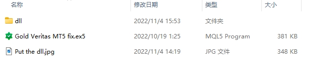 Gold Veritas MT5 fix