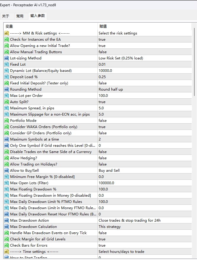 Perceptrader AI v1.73_nodll