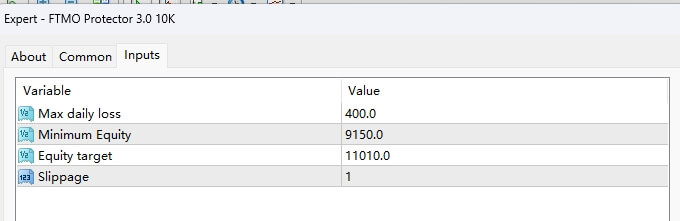 FTMO Protector 3.0 10K