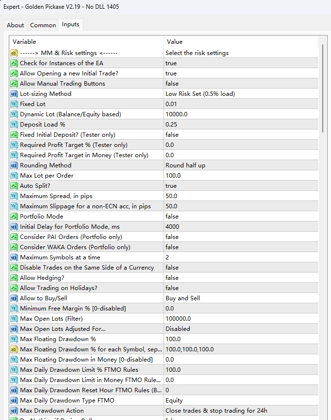 Golden Pickaxe V2.19 - No DLL 1405