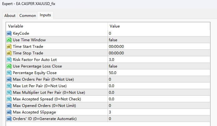 EA CASPER XAUUSD_fix
