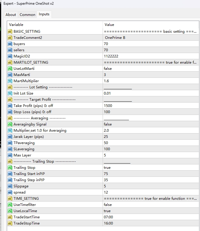 SuperPrime OneShot v2