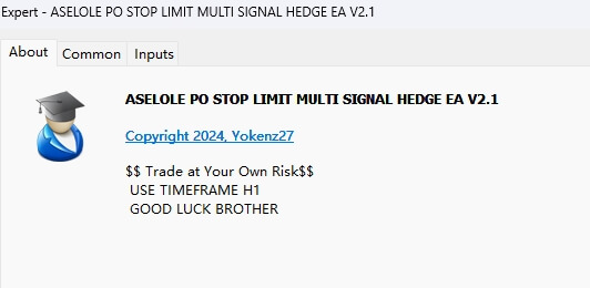 ASELOLE PO STOP LIMIT MULTI SIGNAL HEDGE EA V2.1