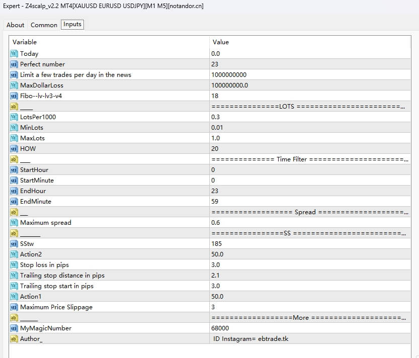 Z4scalp_v2.2 MT4[XAUUSD EURUSD USDJPY][M1 M5]