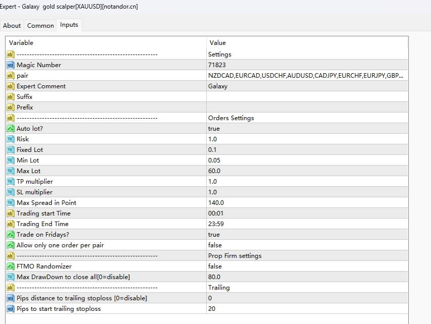 Galaxy gold scalper[XAUUSD]