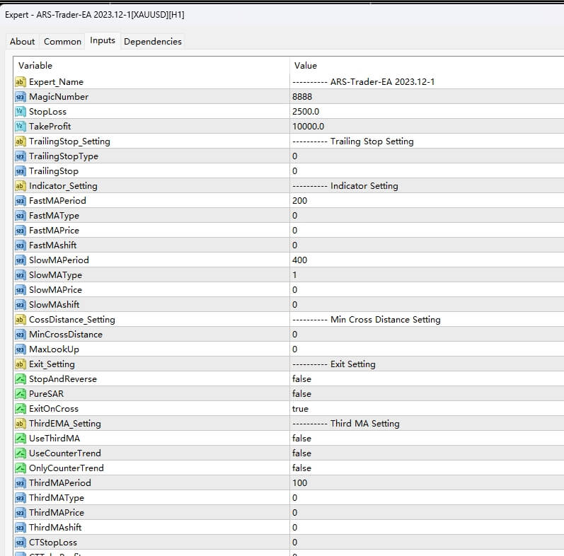 ARS-Trader-EA 2023.12-1[XAUUSD][H1]