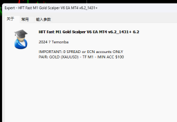 HFT Fast M1 Gold Scalper V6 EA MT4 v6.2