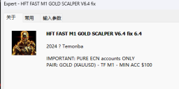 HFT FAST M1 GOLD SCALPER V6.4 fix