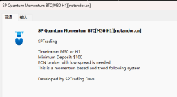 SP Quantum Momentum BTC