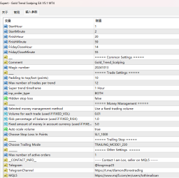 Gold Trend Scalping EA V5.1 MT4