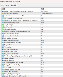 Continuation EA V1.0 MT4