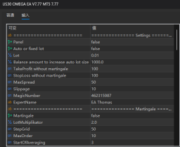US30 OMEGA EA V7.77 MT5